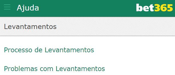 bet365 minimo de saque